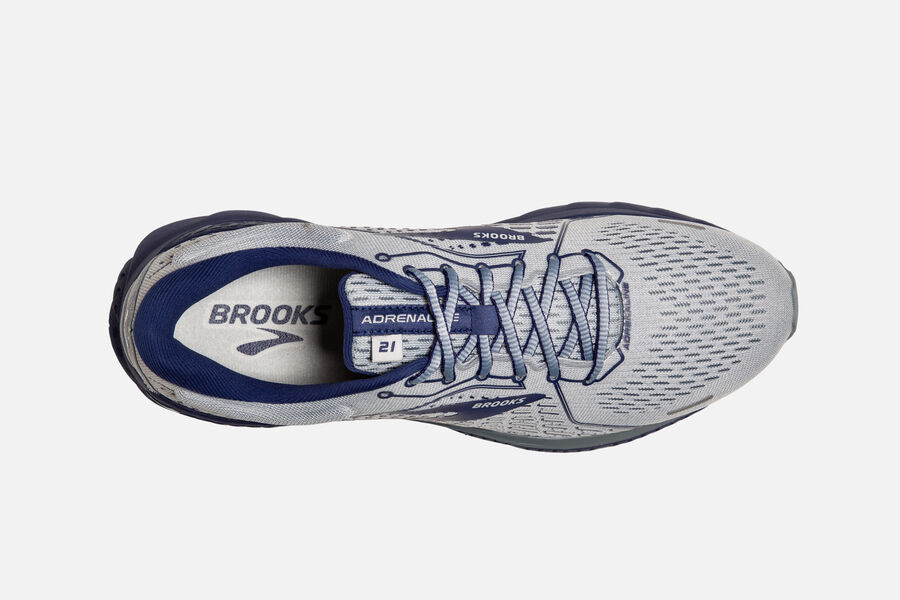 Brooks Adrenaline GTS 21 Road Running Shoes - Mens - Grey - UA1269384